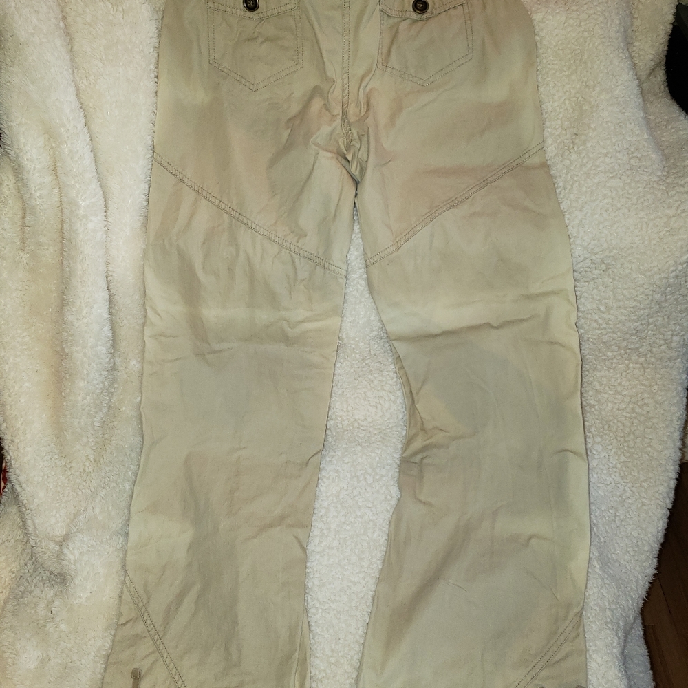 Faded Glory kaki cargo pants size 6